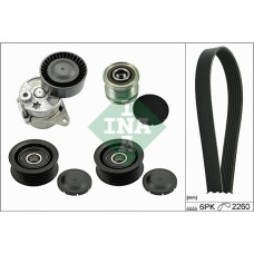 Set curea transmisie cu canel V-belts set with rollers MERCEDES SPRINTER 35-T B906 SPRINTER 3-T B906 SPRINTER 5-T B906 MERCEDES-BENZ SPRINTER 3,5-t (906), Van, 06.2006 - INA 529 0115 21