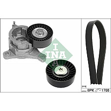 Set curea transmisie cu canel V-belts set with rollers CITROEN C5 C5 I C5 II C8 EVASION JUMPY XSARA PICASSO FIAT SCUDO CITROEN XSARA PICASSO (N68), Dubita, 09.1999 - 06.2012 INA 529 0184 10