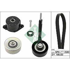 Set curea transmisie cu caneluri V-belts set with rollers fits. BMW 3 E46 5 E60 5 E61 6 E63 6 E64 7 E65 E66 E67 X3 E83 X5 E53 2. BMW 3 - IV (E46), Sedan, 12.1997 - 05.2005 INA 529 0314 10