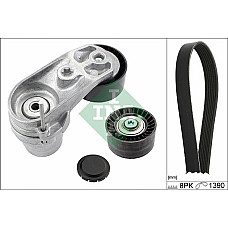 Set curea transmisie cu canel V-belts set with rollers BMW 1 F20 1 F21 2 F22 F87 2 F23 3 F30 F80 3 F31 3 GRAN TURISMO F BMW 3 - VI (F30, F80), Sedan, 03.2011 - 10.2018 INA 529 0210 10