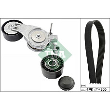 Set curea transmisie cu caneluri CITROEN C4 (LA_), Compartiment, 11.2004 - 12.2013 INA 529 0213 10