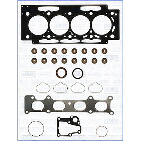 Set garnituri. chiulasa Complete engine gasket set up CITROEN C4 C4 GRAND PICASSO I C4 I C4 PICASSO I C5 C5 II C5 III JUMP PEUGEOT 807 (EB_), Dubita, 06.2002 - Ajusa 52258100
