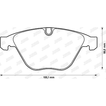 Set placute frana.frana disc Set de frana din ceramica Fata BMW 1 E82 3 E90 3 E92 3 E93 5 E60 5 E61 6 E63 6 E6 BMW X1 - I (E84), Turism, 03.2009 - 06.2015 Jurid 571990JC