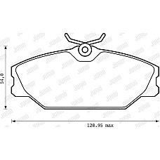 Set placute frana.frana disc Set de frana din ceramica Fata RENAULT CLIO II LAGUNA I MEGANE I MEGANE I CLASSIC RENAULT LAGUNA I Grandtour (K56_), Turism, 09.1995 - 08.2002 Jurid 573008JC