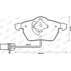 Set placute frana.frana disc Set de frana din ceramica Fata AUDI A4 B5 A6 C5 SKODA SUPERB I VW PASSAT B5 PASSA AUDI A6/S6 III (4F2, C6), Sedan, 04.2004 - 08.2011 Jurid 573037JC