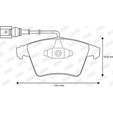 Set placute frana.frana disc Set de frana din ceramica Fata fara optionale VW MULTIVAN V MULTIVAN VI TRANSPORT VW TRANSPORTER V (7JD, 7JE, 7JL, 7JY, 7JZ, 7FD), Cadru de sprijin, 04.2003 - 08.2015 Jurid 573159JC