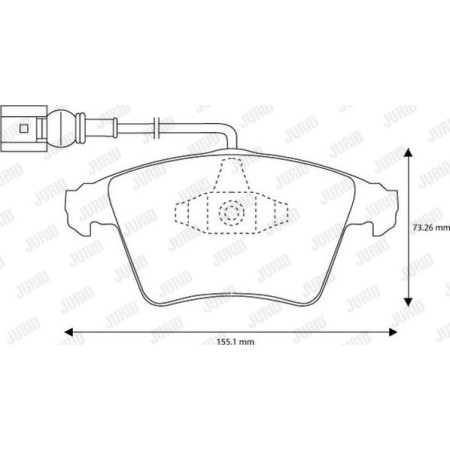 Set placute frana.frana disc Set de frana din ceramica Fata fara optionale VW MULTIVAN V MULTIVAN VI TRANSPORT VW TRANSPORTER V (7JD, 7JE, 7JL, 7JY, 7JZ, 7FD), Cadru de sprijin, 04.2003 - 08.2015 Jurid 573159JC