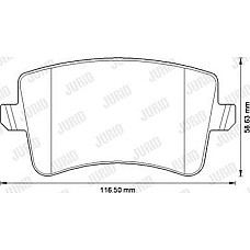 Set placute frana.frana disc Set de frana din ceramica Spate AUDI A4 ALLROAD B8 A4 B8 A5 Q5 1.8-4.2 06.07-05.1 AUDI A5 (8TA), Sportback, 07.2007 - 01.2017 Jurid 573259JC