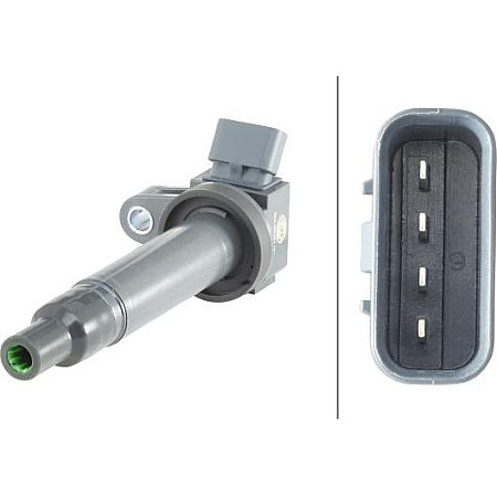 Bobina de inductie LEXUS GS GX IS I IS SPORTCROSS LS LX SC TOYOTA COROLLA LAND CRUISER 100 LAND CRUISER 200 LEXUS GX (_J12_), Crossover, 11.2001 - 11.2009 HELLA 5DA 358 057-121