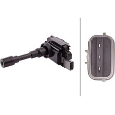 Bobina de inductie FIAT SEDICI MITSUBISHI COLT V LANCER VII SPACE STAR SUZUKI ALTO VI BALENO CARRY GRAND VIT SUZUKI BALENO (EG), Hatchback, 03.1995 - 05.2002 HELLA 5DA 358 000-391