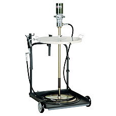 Aparate de distribuire vaselina PROFITOOL kit de gresare pt galeti/butoaie de 180-220kg pompa pneumatica pt vaselina cu raport de 50:1 Pistol de gresat Furtun 4m pe carucior PROFITOOL 0XPTJC0063