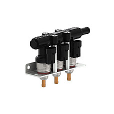 Rampa injector GPL LPG injection rail number of cylinders 3 pcs BARRACUDA &lt;18V power stub-pipe diam. 12mm Super Seal socket ALEX LPG LPG ALX-BARRACUDA-3