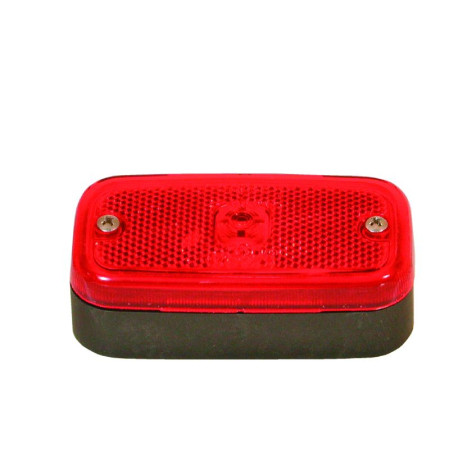 Lampa gabarit obrysowka Vignal dreptunghi rosu pe negru 110x55x34mm VIGNAL VAL194250