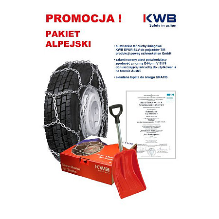 Lanturi EN Snow chains camioane PEWAG certificat O NORM Cert austriac V 5119 rombic 125R20 335 80R20 385 55R225 KWB SPUR SLV 311