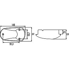 Semnalizator aditional HELLA ZUSATZ-BLINKLEUCHTE HELLA 2BM008 355-017