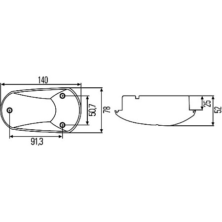 Semnalizator aditional HELLA ZUSATZ-BLINKLEUCHTE HELLA 2BM008 355-017