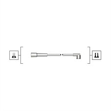 Set cablaj aprinder Ignition leads set HYUNDAI ACCENT ACCENT I ACCENT II ATOS LANTRA I LANTRA II PONY PONY / EXCEL S MITSUBISHI COLT V LANCER VI 1.0-1.5 10.85-12.08 MAGNETI MARELLI 941319170059