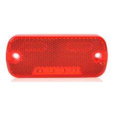 Lampa gabarit Outline marker lights L/R red LED hose length 500 12/24V with clip for flat wire connector: CLICK-IN/JAEGER WAS 905J W128