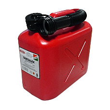 Canistra combustibil din plastic rosu - 5l