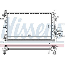 Modul racire A-C condenser aluminium FORD FOCUS I 1.6 10.98-11.04 FORD FOCUS Turnier (DNW), Turism, 02.1999 - 12.2007 Nissens 69244