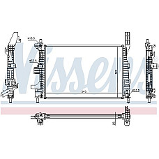 Radiator. racire motor Radiator motor Manual se potriveste. FORD C-MAX II FOCUS III FOCUS III-KOMBI GRAND C-MAX KUGA II TOURNEO FORD TRANSIT CONNECT, Dubita, 02.2013 - Nissens 69238