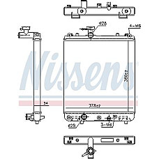 Radiator. racire motor Radiator motor se potriveste. SUZUKI IGNIS I 1.3-1.5 SUZUKI IGNIS I (FH), Crossover, 10.2000 - 12.2005 Nissens 64195