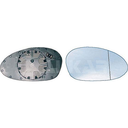 Sticla oglinda, oglinda retrovizoare exterioara BMW 3 - V (E90), Sedan, 02.2004 - 02.2012 Alkar 6413843