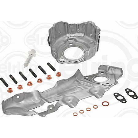 Set montaj. turbocompresor Turbocharger assembly kit with gaskets FIAT TALENTO NISSAN NV300 QASHQAI I QASHQAI II X-TRAIL I RENAULT TRAFIC III (JG_), Autobuz, 05.2014 - Elring 642.470