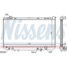 Radiator. racire motor Radiator motor se potriveste. LEXUS LS 4.0 LEXUS LS (_F1_), Sedan, 09.1989 - 12.1995 Nissens 64756