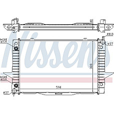 Radiator. racire motor Radiator motor se potriveste. VOLVO C70 I S70 V70 I XC70 I 2.0-2.5D VOLVO V70 I (875, 876), Turism, 12.1995 - 12.2000 Nissens 65548A