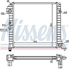 Radiator. racire motor Radiator motor se potriveste. VOLVO 440 460 480 1.6-2.0 VOLVO 480 E (482), Compartiment, 04.1986 - 07.1996 Nissens 65518