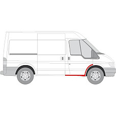 Placa de prag Prag auto Fata Dreapta cu aripa si trusa de reparatii se potriveste. FORD TRANSIT -08.14 FORD TRANSIT (FM_, FN_), Cadru de sprijin, 01.2000 - 05.2006 BLIC 6505-06-2509054P