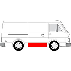 Fata usa Trusa de reparatii usi Spate-Usa glisanta strat partea inferioara VW LT 28-35 I LT 40-55 I 04.75-06.96 VW LT 28-35 I (281-363), Autobuz, 04.1975 - 06.1996 BLIC 6508-01-9560160P