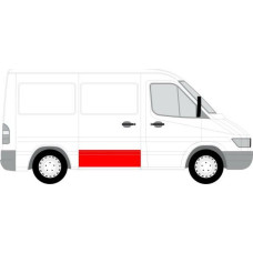 Fata usa Trusa de reparatii usi Spate-Usa glisanta strat partea inferioara inaltime 310mm MERCEDES SPRINTER 2-T B MERCEDES-BENZ SPRINTER 3-t (903), Van, 01.1995 - 05.2012 BLIC 6508-01-3546150P