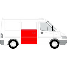 Fata usa Trusa de reparatii usi Spate-Usa glisanta strat MERCEDES SPRINTER 2-T B901 B902 SPRINTER 3-T B903 SPRINT MERCEDES-BENZ SPRINTER 3-t (903), Autobuz, 01.1995 - 05.2012 BLIC 6508-01-3546160P