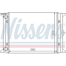 Radiator. racire motor Radiator motor se potriveste. AUDI 50 VW GOLF I POLO SCIROCCO 0.8-1.3 VW SCIROCCO (53), Compartiment, 02.1974 - 07.1980 Nissens 65140