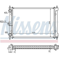 Radiator. racire motor Radiator motor Manual se potriveste. VW POLO POLO CLASSIC POLO II POLO-HATCHBACK 1.0-1.3 VW POLO (86CF), Hatchback Van, 08.1992 - 07.1994 Nissens 651721