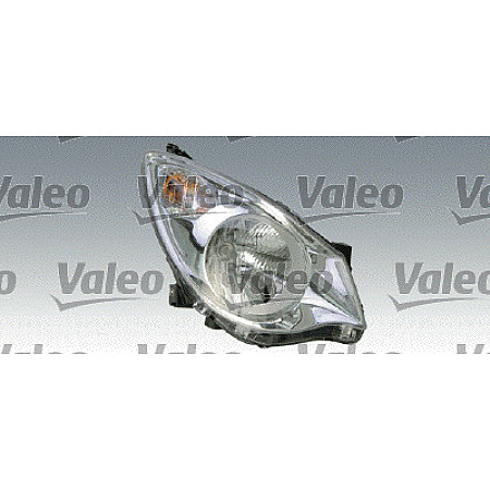 Far Lampa frontala Dreapta halogen H4/W5W electric cu motor culoare insert: cromat culoare semnalizator: transparent OPEL AGILA -01.15 VALEO VAL043673