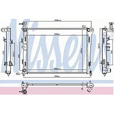 Radiator. racire motor Radiator motor Manual se potriveste. KIA CERATO II 1.6-2.0 KIA CERATO KOUP (YD), Compartiment, 12.2013 - Nissens 666214