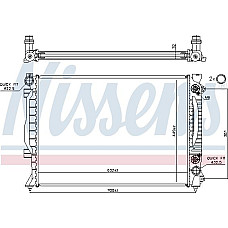 Radiator. racire motor Radiator motor cu primele elemente potrivite se potriveste. AUDI A6 C5 ALLROAD C5 2.5D AUDI ALLROAD (4BH, C5), Turism, 05.2000 - 08.2005 Nissens 60423A