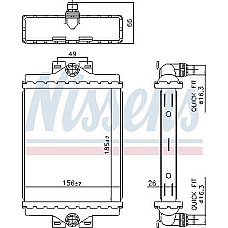 Radiator. racire motor Radiator motor Manual se potriveste. BMW 2 F22 F87 2 F23 3 F30 F80 3 F31 3 GRAN TURISMO F34 4 F32 F82 4 F BMW 3 Gran Turismo VI (F34), Hatchback, 07.2012 - Nissens 606270