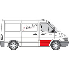 Fata usa Trusa de reparatii usi Fata Dreapta strat partea inferioara inaltime 450mm MERCEDES SPRINTER 2-T B901 B9 MERCEDES-BENZ SPRINTER 3-t (903), Autobuz, 01.1995 - 05.2012 BLIC 6015-00-3546128P