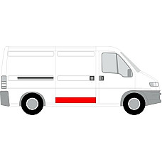 Fata usa Trusa de reparatii usi Spate-Usa glisanta strat partea inferioara model mediu - lung inaltime 200mm CITR CITROEN JUMPER (230L), Van, 02.1994 - 08.2002 BLIC 6015-00-2092150P