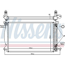 Radiator. racire motor Radiator motor Automat se potriveste. AUDI A4 B6 A4 B7 2.5D AUDI A4 Avant III (8ED, B7), Turism, 11.2004 - 06.2008 Nissens 60303A