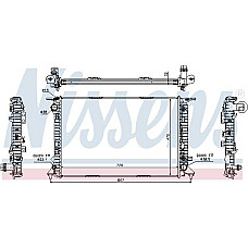 Radiator. racire motor Radiator motor Automat se potriveste. AUDI Q5 3.0D AUDI Q5 (8RB), Crossover, 11.2008 - 12.2017 Nissens 60324