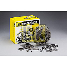 Set ambreiaj Kit ambreiaj cu placa dubla cu rulment AUDI A1 A3 Q2 SEAT LEON LEON ST SKODA KAROQ OCTAVIA III OCTAV AUDI A3 III (8V7, 8VE), Sabrioleta, 10.2013 - LUK 602 0025 00