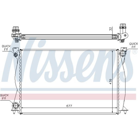 Radiator. racire motor Radiator motor cu primele elemente potrivite se potriveste. AUDI A6 ALLROAD C6 A6 C6 2.7D-3.0D AUDI A6 Avant III (4F5, C6), Turism, 11.2004 - 08.2011 Nissens 60231A