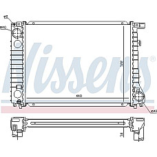 Radiator. racire motor Radiator motor se potriveste. BMW 3 E30 2.0-2.5 BMW 3 Touring II (E30), Turism, 07.1987 - 10.1994 Nissens 60797A