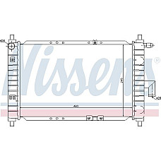 Radiator. racire motor Radiator motor Manual se potriveste. DAEWOO MATIZ 0.8-1.0 DAEWOO MATIZ (KLA4), Hatchback Van, 08.1998 - 08.2002 Nissens 61646