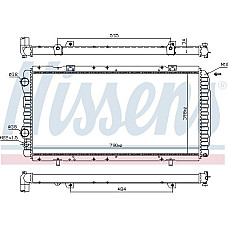 Radiator. racire motor Radiator motor Manual cu primele elemente potrivite se potriveste. CITROEN JUMPER I FIAT DUCATO PEUGEOT B PEUGEOT BOXER (230P), Autobuz, 03.1994 - 04.2002 Nissens 61390